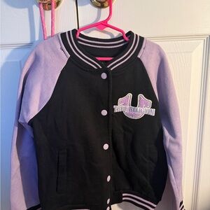 True Religion Black and Pink Knit Sweater